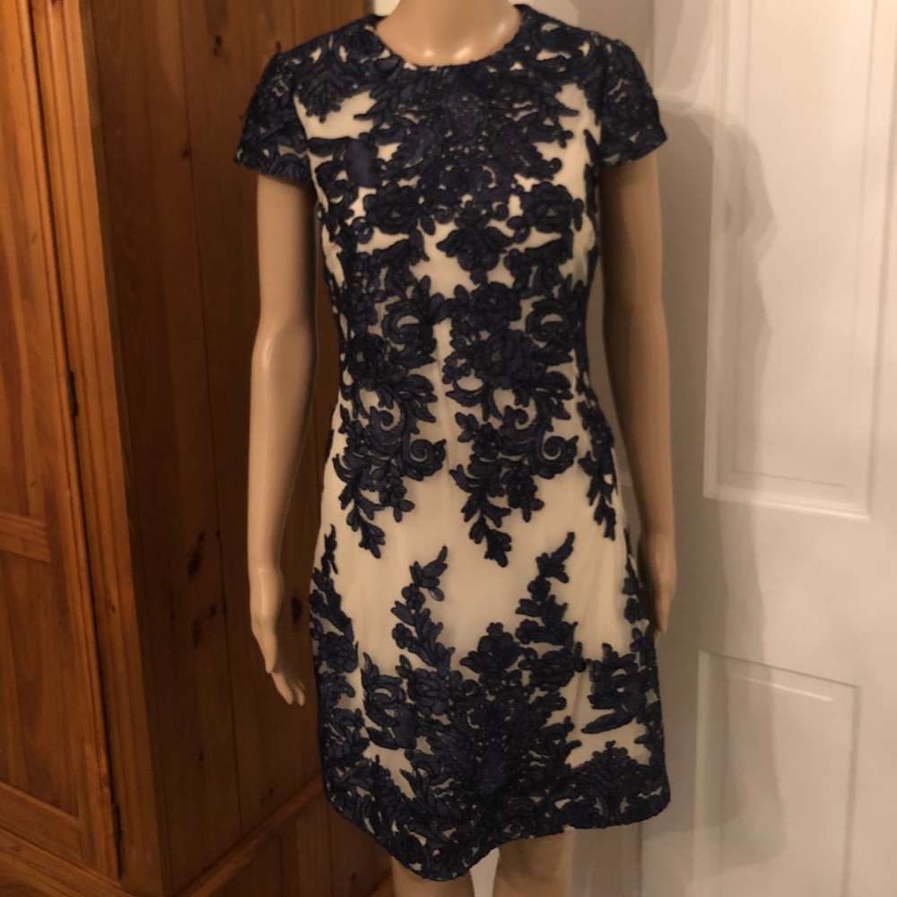 Vera Wang Dress, Lace Embroidery, Size 2